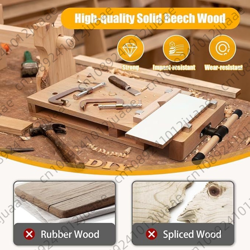 Woodworking Vise - Meja Kerja Kayu dengan Vise untuk