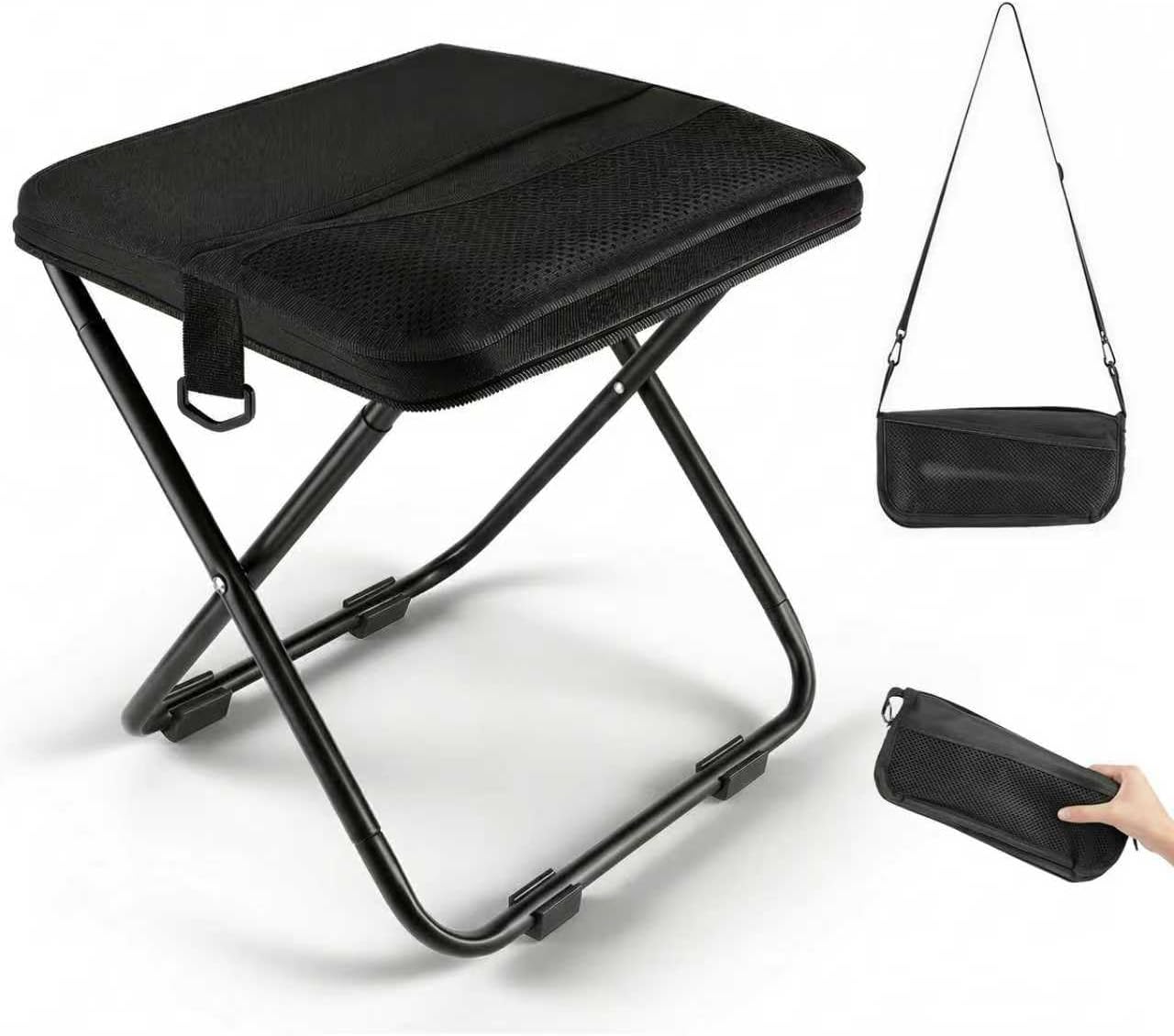 Woodworking Outdoor Furniture - Kursi Lipat Portabel GMOX Camping Stool: