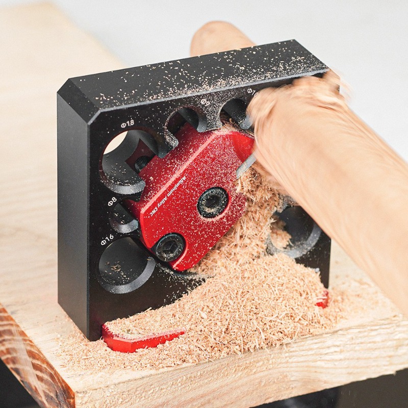 Woodworking Jig - Alat Pembuat Batang Bulat Bor Listrik,