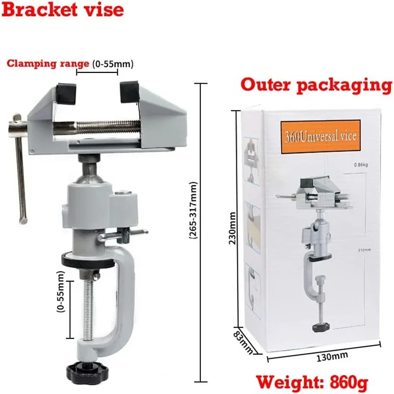 Woodworking Vise - Untuk Obeng Meja M Pengeboran Kayu