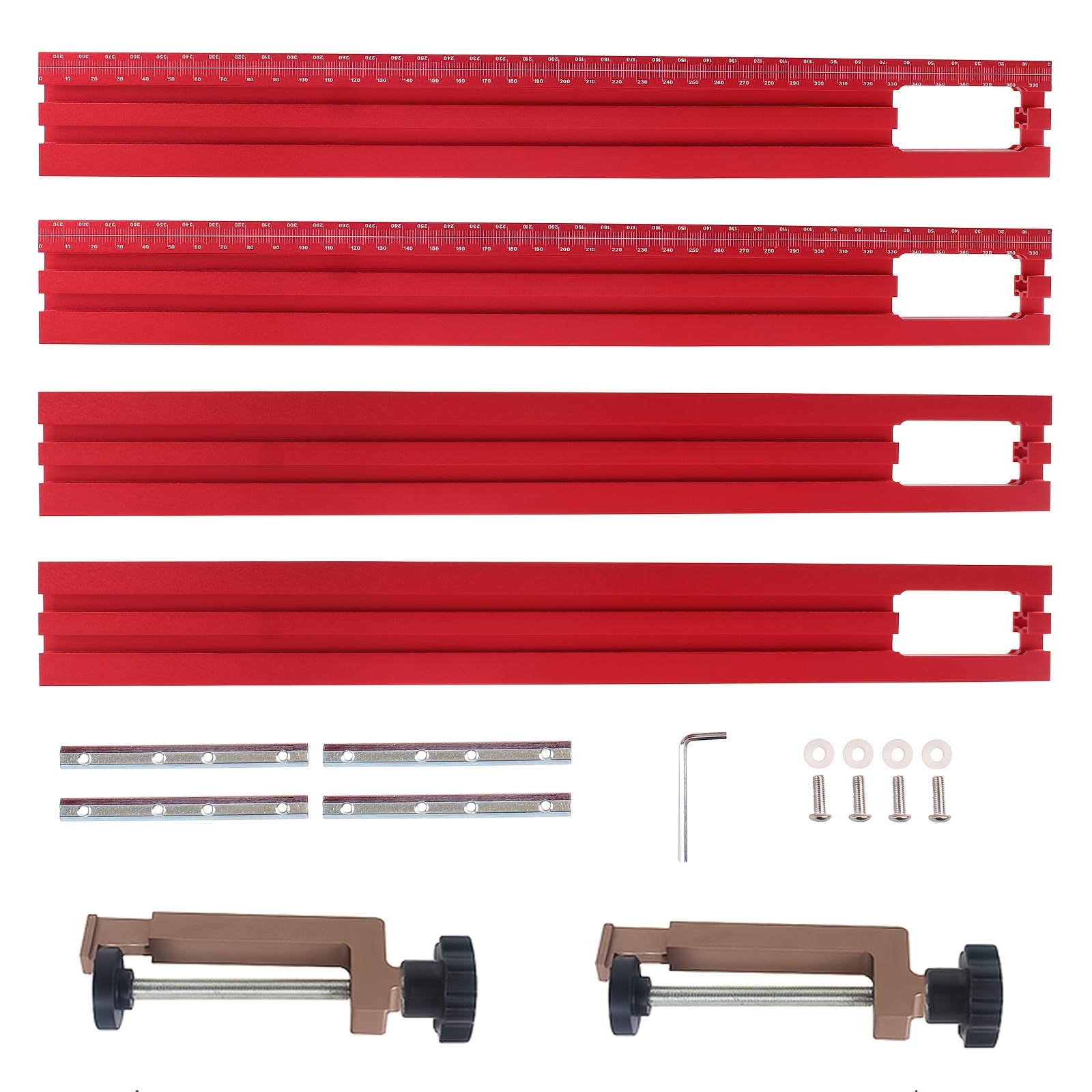 Woodworking Z Clips - Rel Panduan Ukiran Alur Pemotong 40cm
