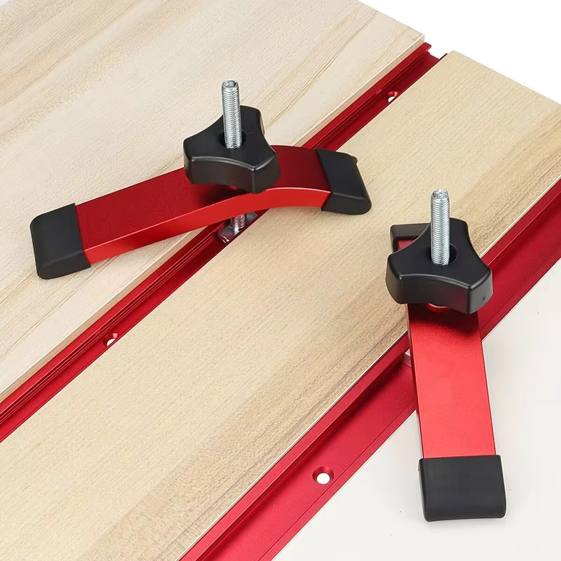 Woodworking Equipment - 1/2 Buah Penjepit Penahan Cepat Aluminium