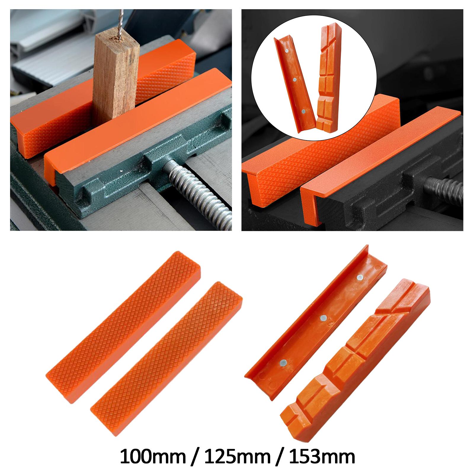 Woodworking Vise - 2 Buah Bantalan Rahang Vise Magnetik