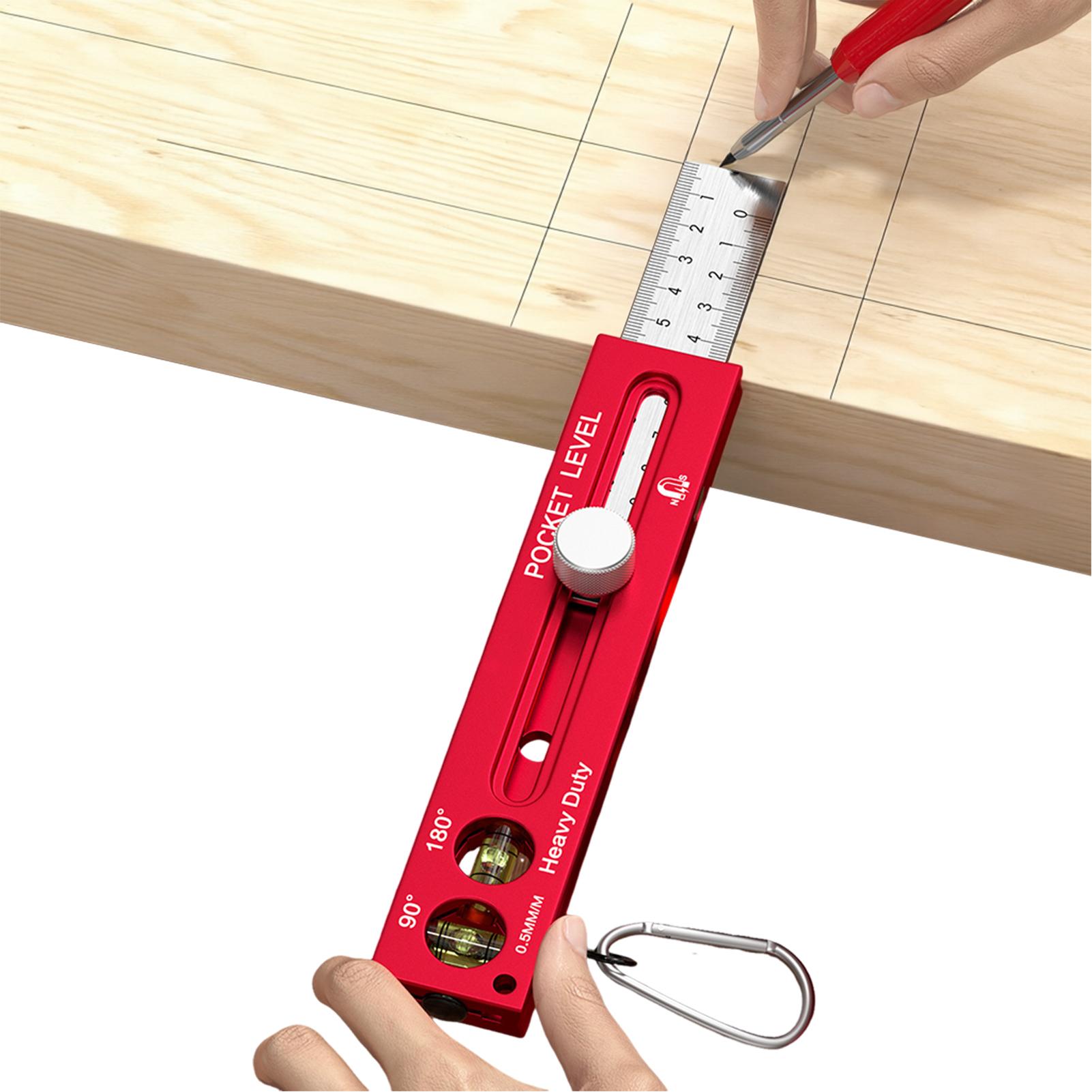 Woodworking Carpenter - Alat Ukur Pertukangan Kayu, Template Horizontal