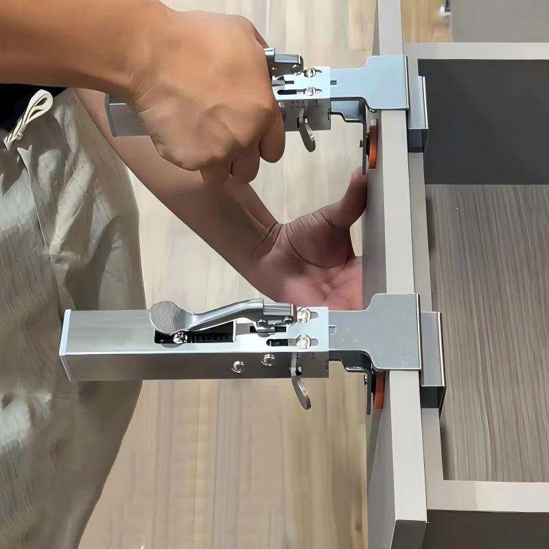 Woodworking Vise - Penjepit laci tekan cepat, Panel dapat