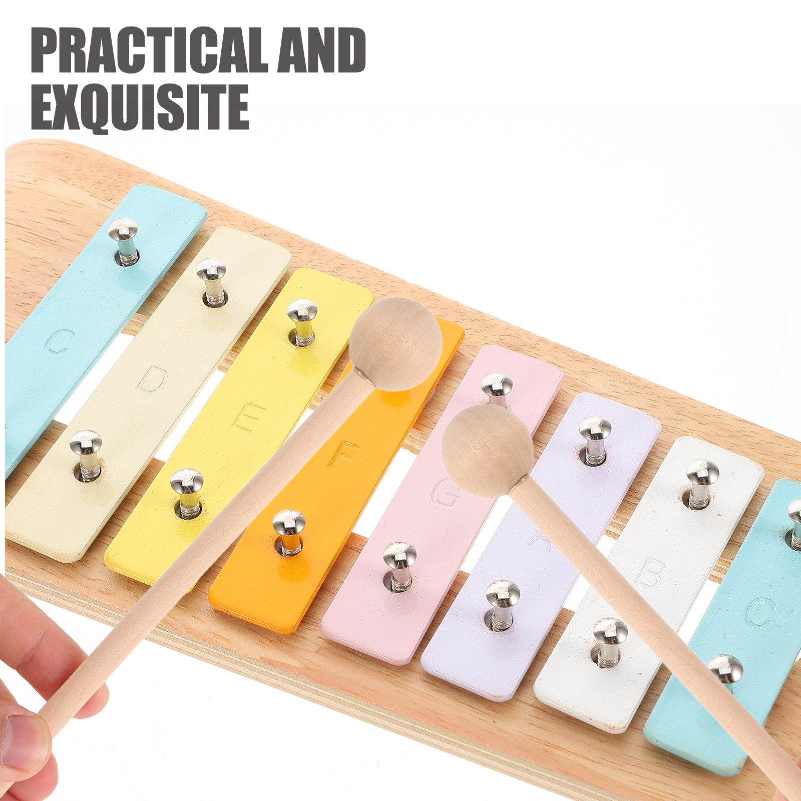 Woodworking Xylophone - 2 Buah Palu Xylophone Kayu Aman