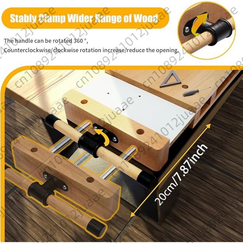 Meja Kerja Kayu dengan Vise un - Woodworking Vise ulasan dan harga