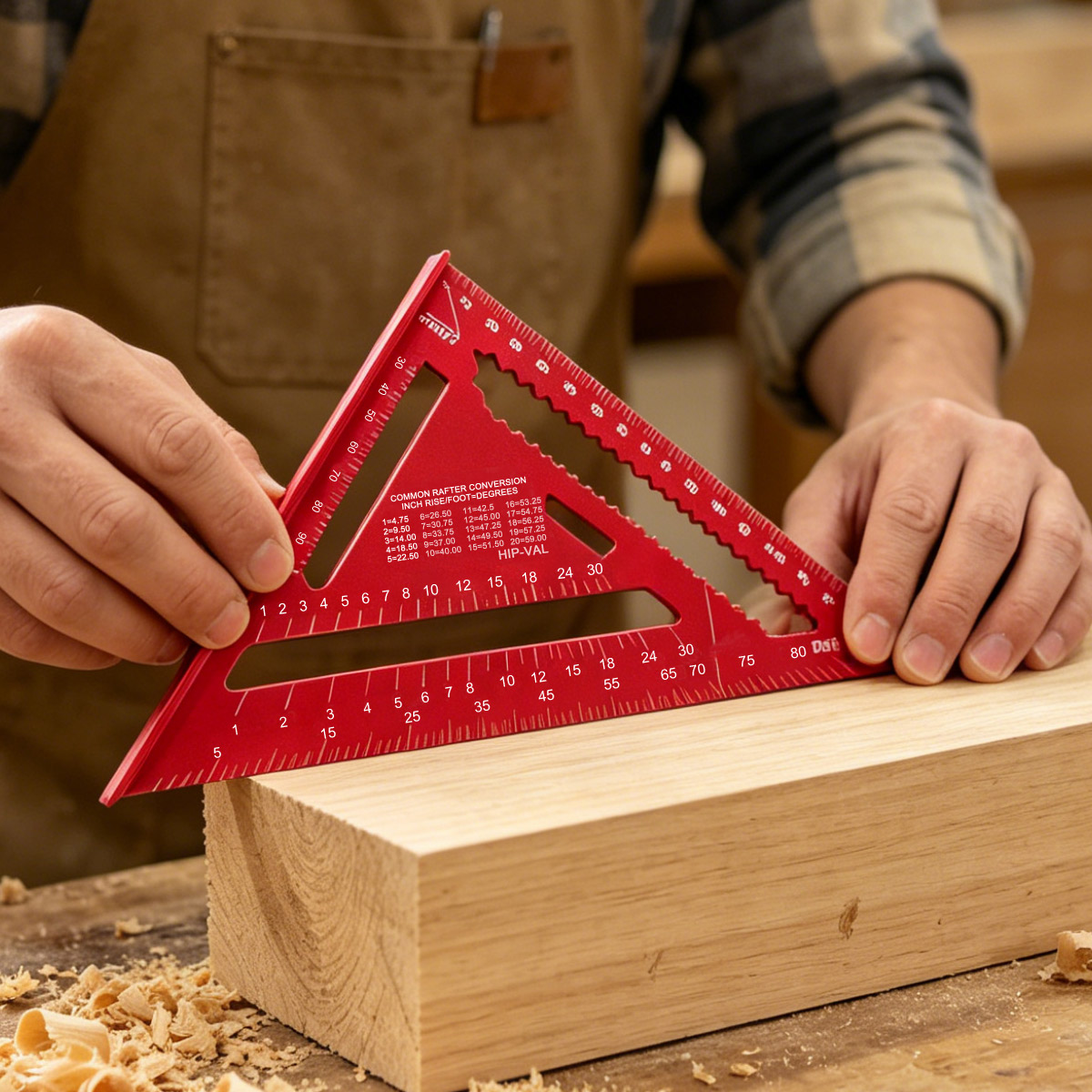 Penggaris Segitiga Presisi Tin - Woodworking Equipment ulasan dan harga