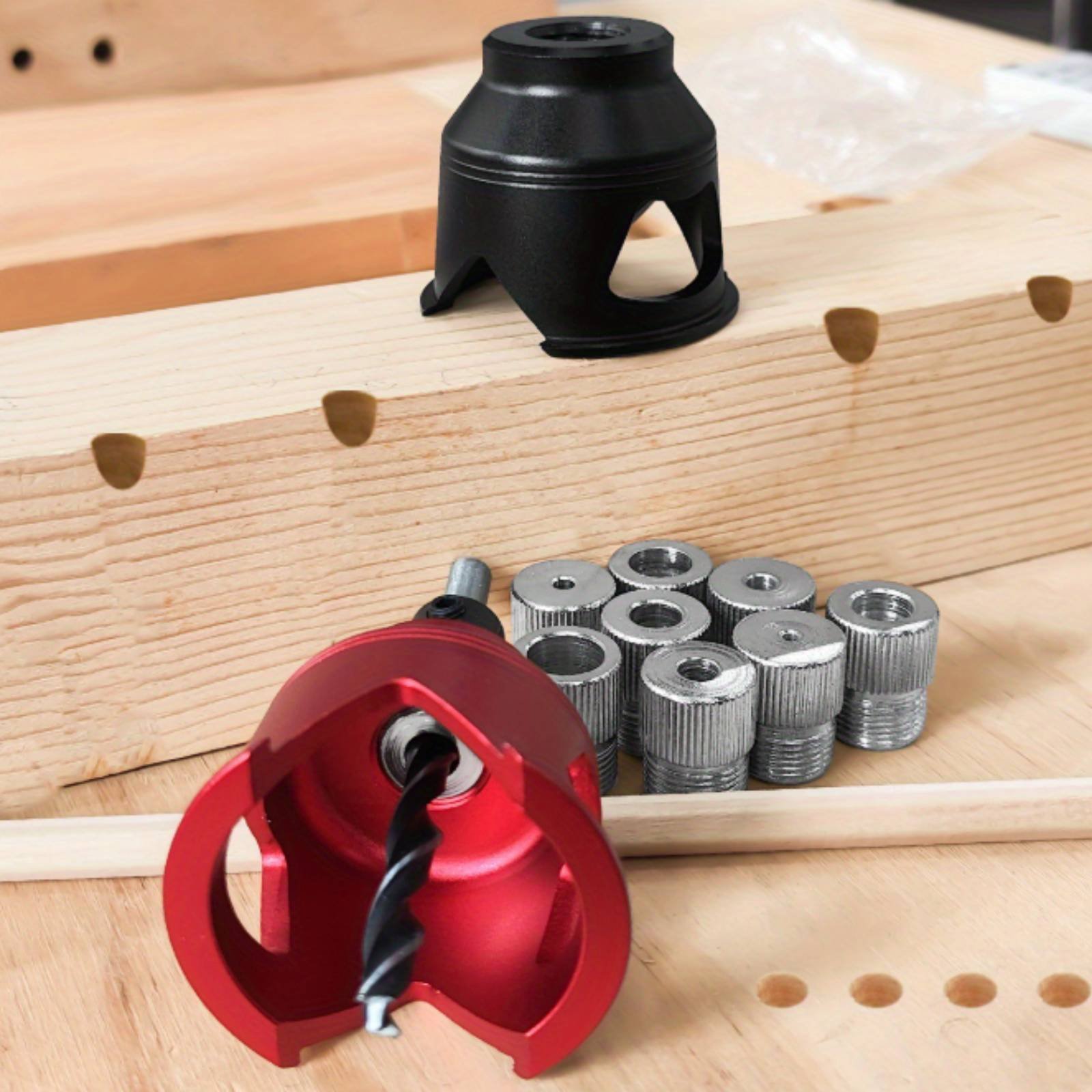 Jig Dowel Self-Centering Menin - Woodworking Jig ulasan dan harga