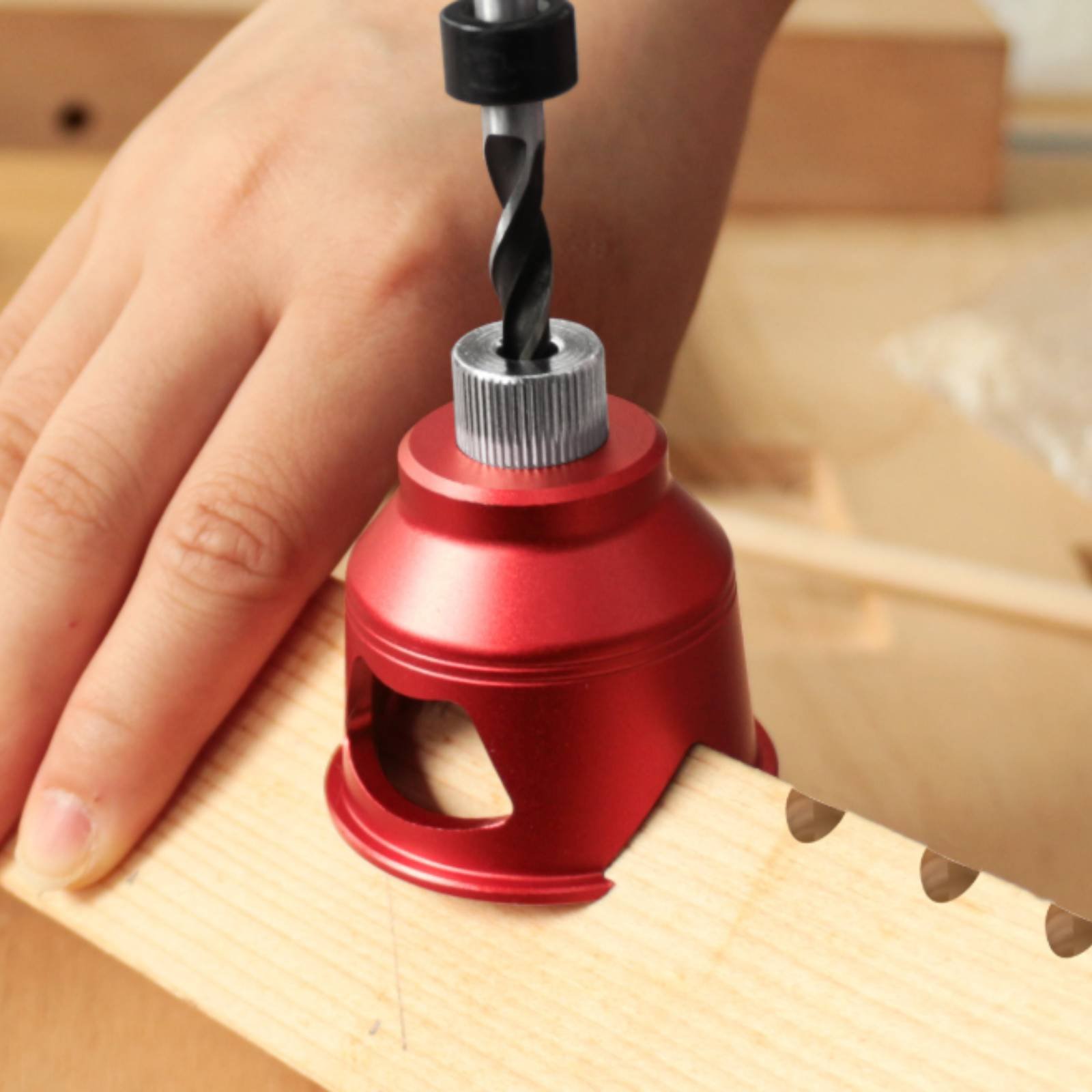 Jig Dowel Self-Centering Menin - Woodworking Jig ulasan dan harga