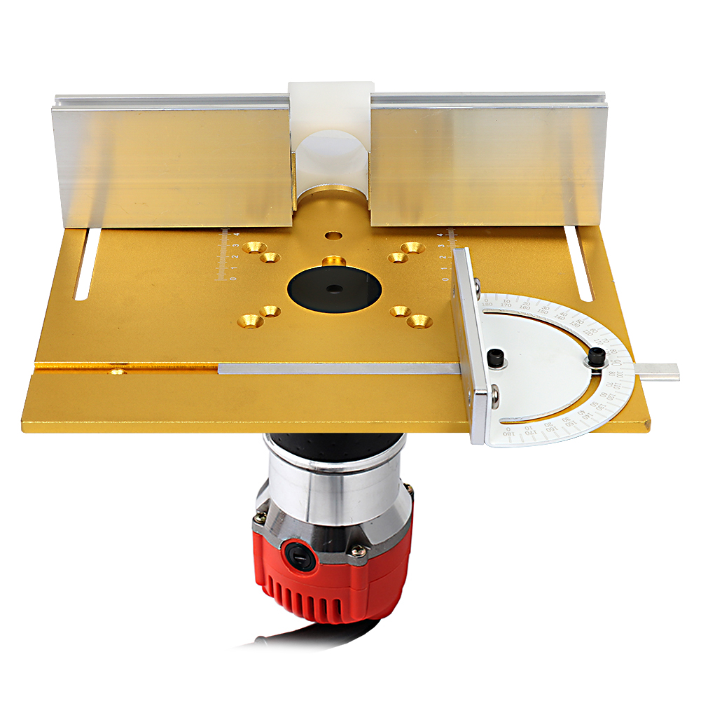 Router aluminium pelat sisip d - Woodworking Manufacturing ulasan dan harga