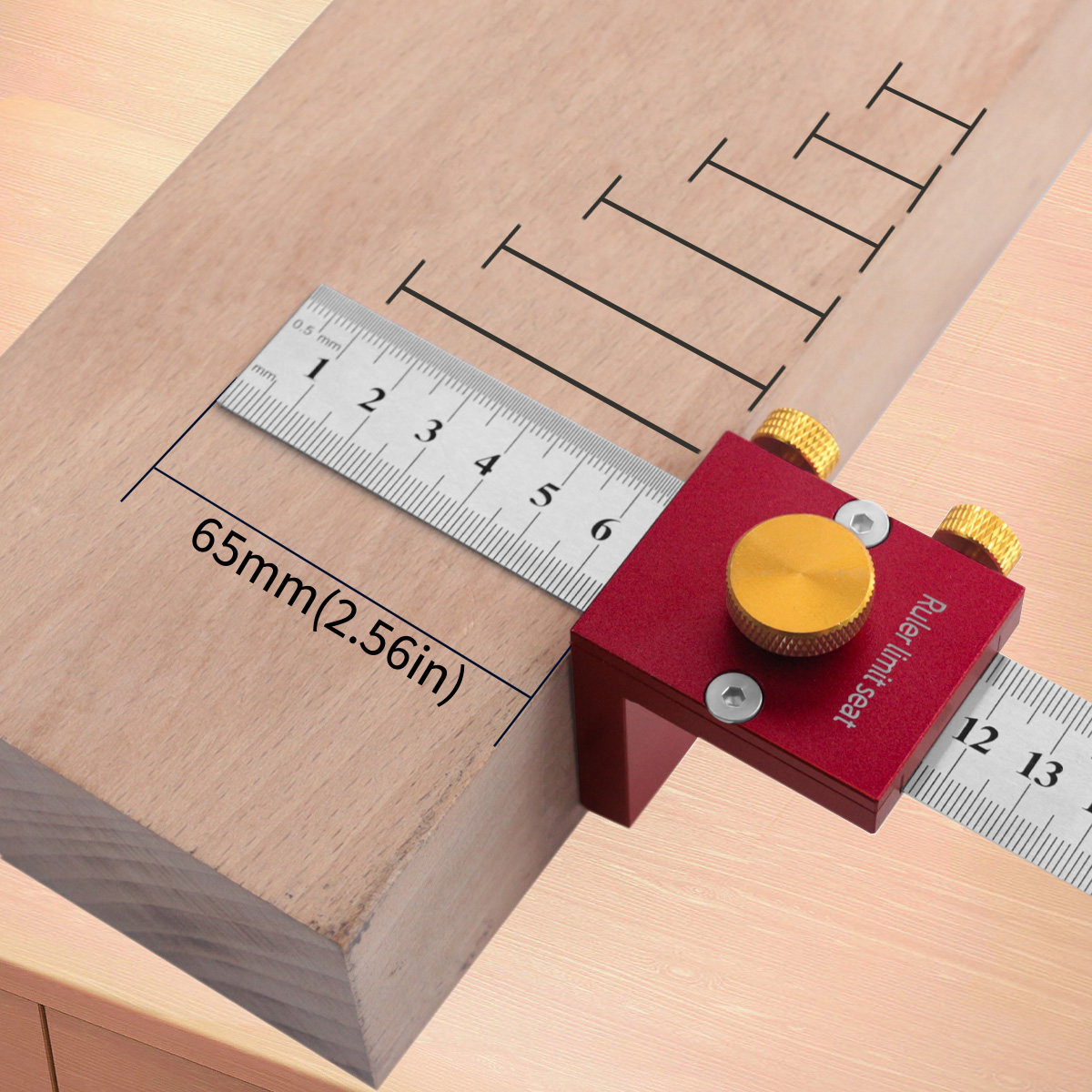 Penggaris Scribe 30Cm/12 Inci  - Woodworking Carpenter ulasan dan harga