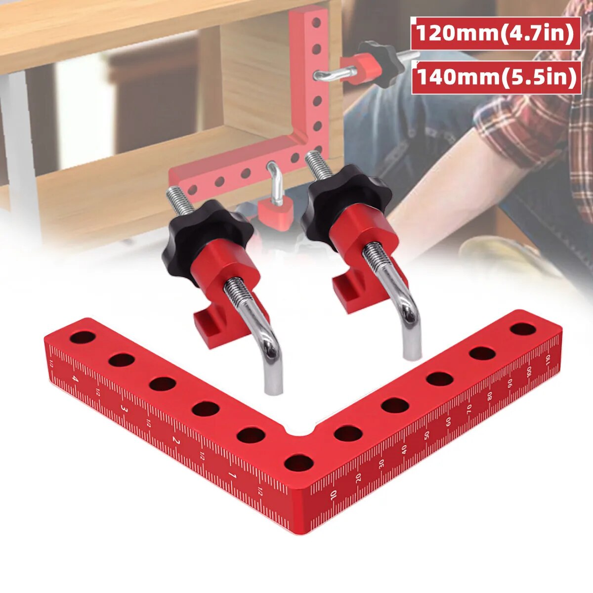 1 Set klem pemosisian 90 deraj - Woodworking Z Clips ulasan dan harga