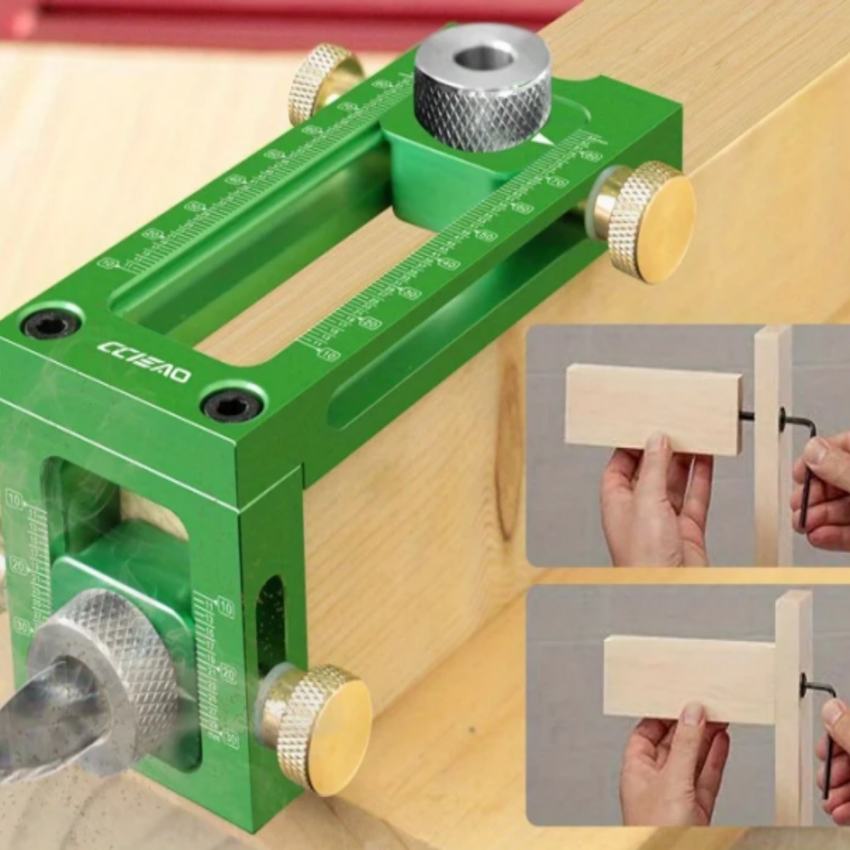 Sekrup Jig 2-In-1 Pencari Loka - Woodworking Jig ulasan dan harga