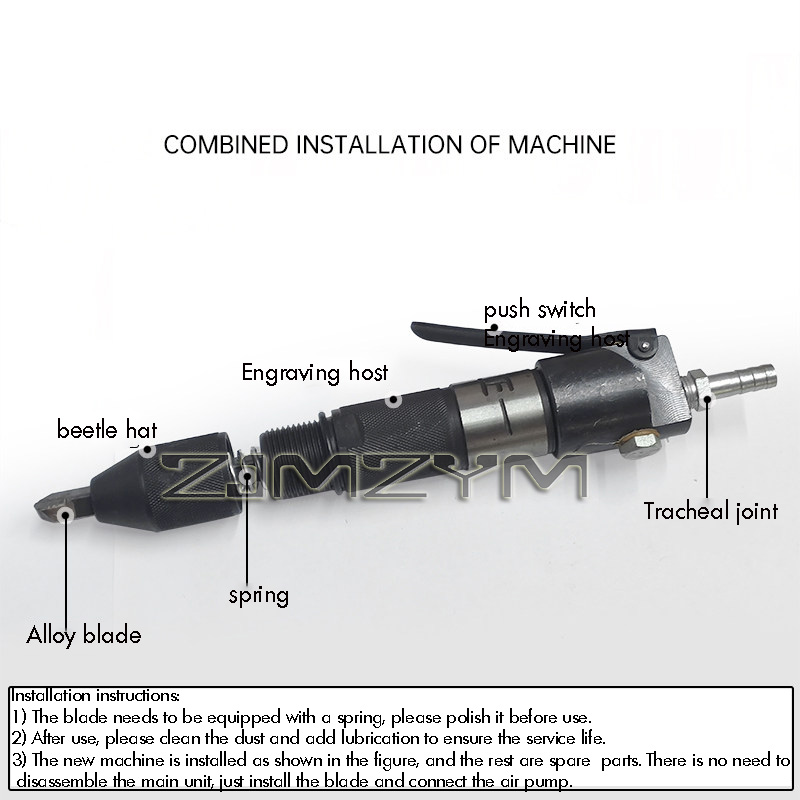Mesin Ukir Pneumatik Palu Udar - Woodworking Manufacturing ulasan dan harga