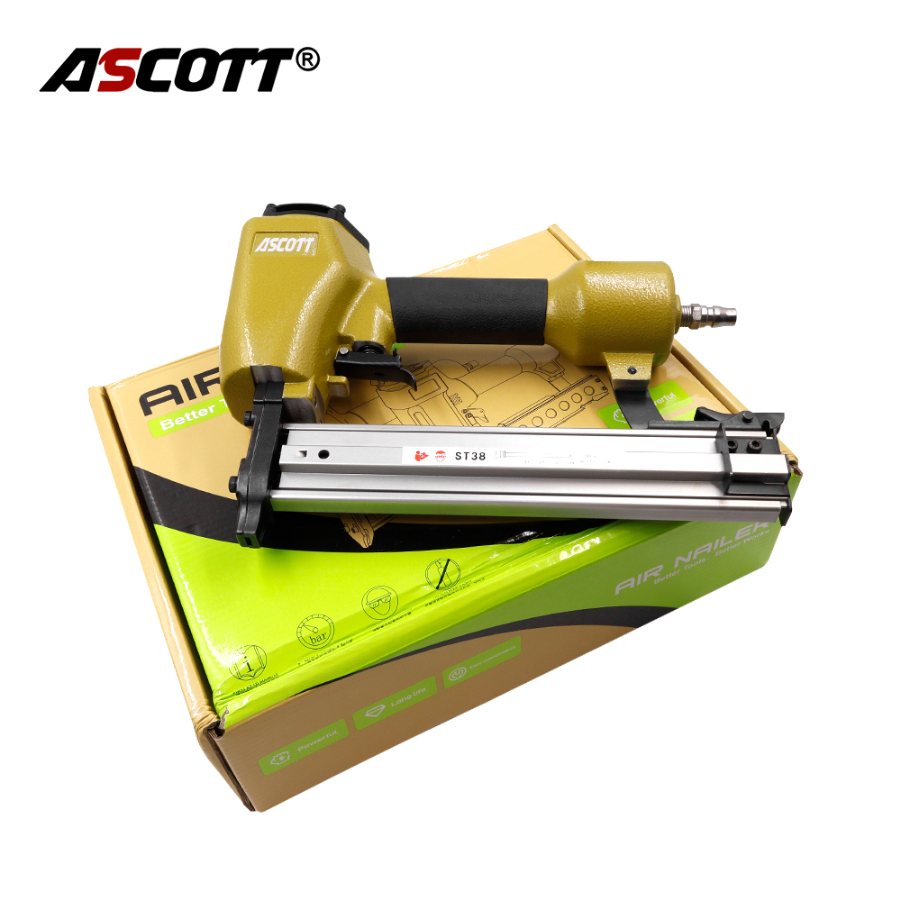 ST38 14GA Alat Paku Pneumatik  - Woodworking Diy ulasan dan harga
