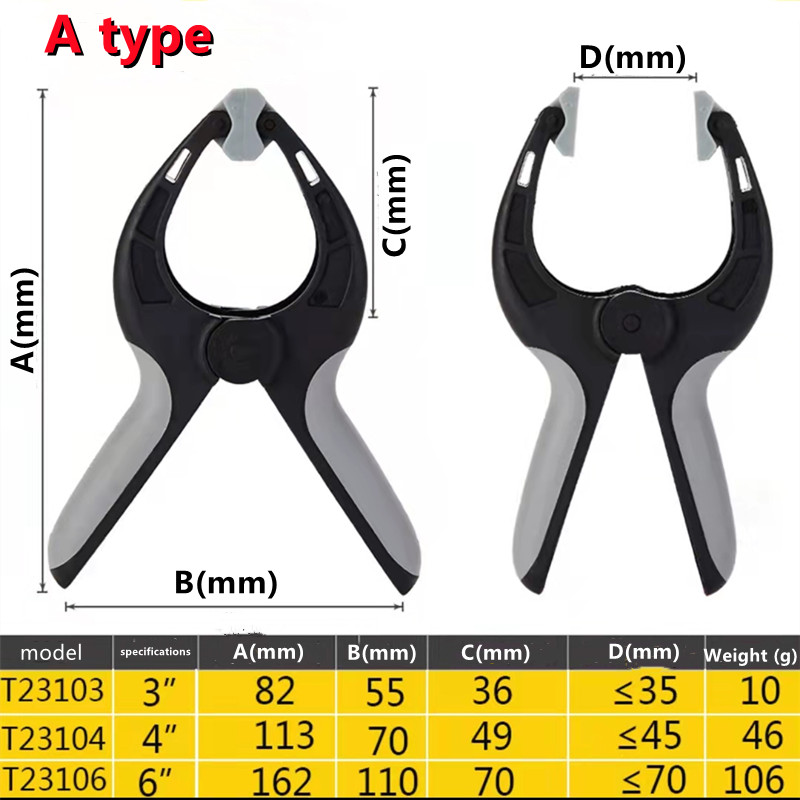 Klem pegas 3/4/6/9 inci, klip  - Woodworking Z Clips ulasan dan harga