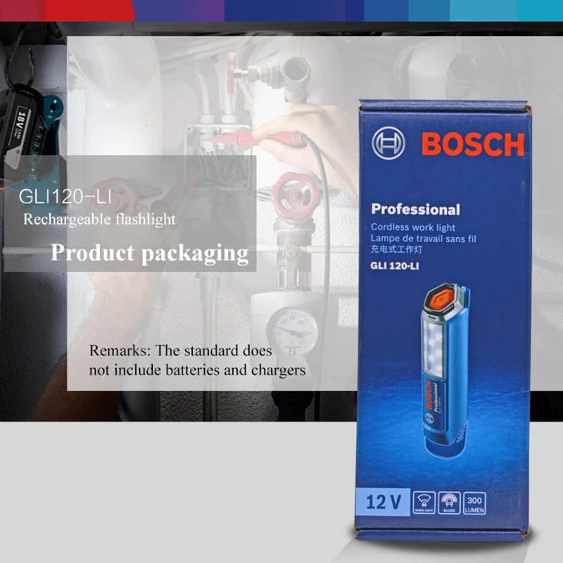 Lampu Isi Ulang Bosch GLI 120- - Woodworking Diy ulasan dan harga