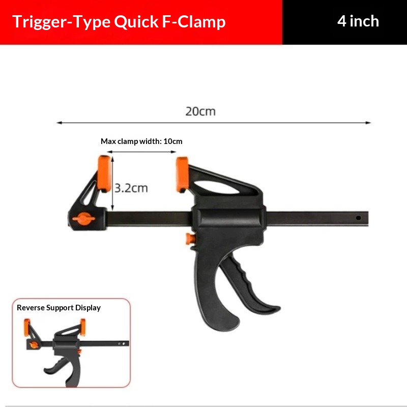 Klem Kayu Tipe F Cepat dan Kua - Woodworking Z Clips ulasan dan harga